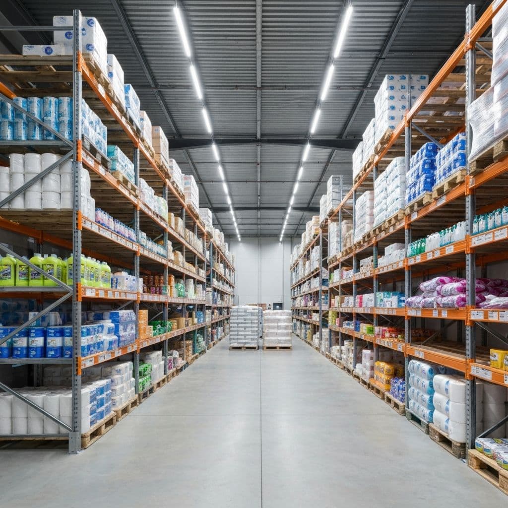 Moderno skladište higijenskih proizvoda